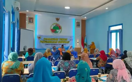 Pemkot Kediri Gelar Bimtek Untuk Perkuat Peran Pengawas Koperasi