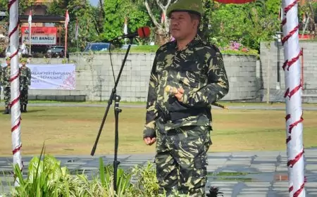 Gelorakan Perjuangan, Kirab Pataka I Gusti Ngurah Rai Tiba di Bangli