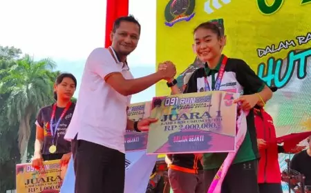 HUT Korem 09/ASN, Ketua Komisi II DPRD Kaltim Sampaikan Pentingnya Pola Hidup Sehat