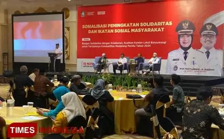 Jelang Pesta Demokrasi, Bakesbangpol Banyuwangi Tingkatkan Solidaritas Lintas Elemen MasyarakatÂ