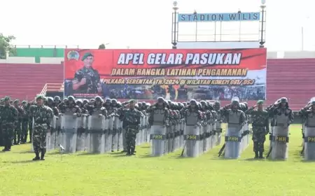 1.500 Personel Gabungan Ikuti Latihan Pengamanan Pilkada Serentak 2024 di Wilayah Korem 081/DSJ