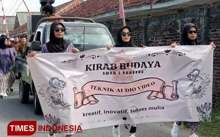 Lustrum ke 4, SMKN 1 Pundong Bantul Gelar Kirab Budaya Sebagai Karya Proyek P5