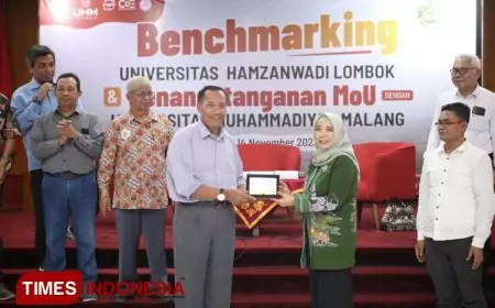Kuatkan Program Pascasarja, Universitas Hamzanwadi Lombok Timur Teken MoU dengan UMM