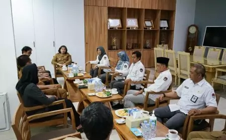KPU Bersama Bawaslu Kota Kediri Audiensi dengan Pj Wali Kota Kediri