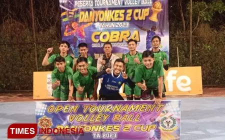 Tim Bola Voli Unisma Berpartisipasi Dalam Volley Ball Tournament yang Diadakan Yonkes 2 Kostrad Karang Ploso Malang