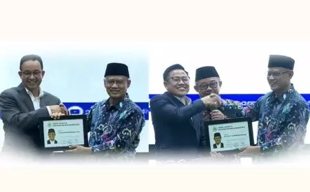 Anies&#45;Imin Dianugerahi Kartu Tanda Anggota Kehormatan Muhammadiyah