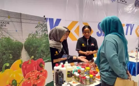Asah Jiwa Kewirausahaan, Petani Milenial Ikuti Pameran Bisnis
