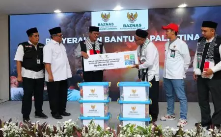 Komitmen Dukung Kemerdekaan Palestina, Baznas Jombang Salurkan Donasi Capai 500 juta
