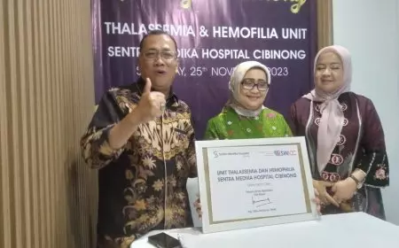 Komitmen Sentra Medika Hospital Cibinong Hadirkan Unit Thalassemia dan Hemofilia Bagi Masyarakat