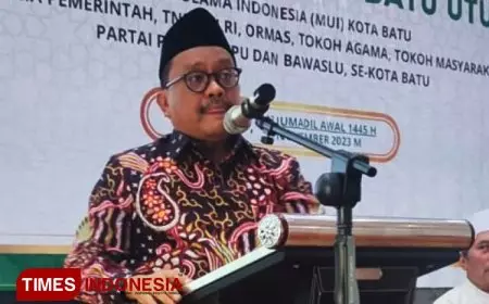 Prof M Mas'ud Said ke MUI Kota Batu, Kunci Kerukunan Bangsa Itu Letakknya Pada Kehendak Untuk Bersatu
