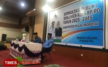 Gelar Konsultasi Publik, Ini Harapan Pemkab Morotai