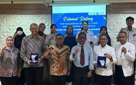 Pemkot Gorontalo Kunjungi RSUP Wahidin Sudirohusodo Makassar