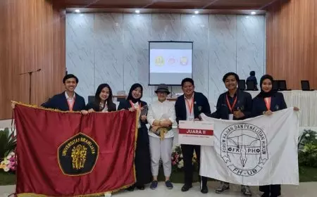 Angkat Isu Penguatan MK, Mahasiswa FH UB Raih Juara 2 PLF 2023