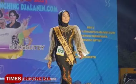 Finalis Puteri Muslimah Jatim 2023 Ajak Pemuda&#45;Pemudi Madiun Peduli Sesama