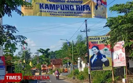 Ada Kampung 'Caleg' Rifa di Desa Kaotan Banyuwangi