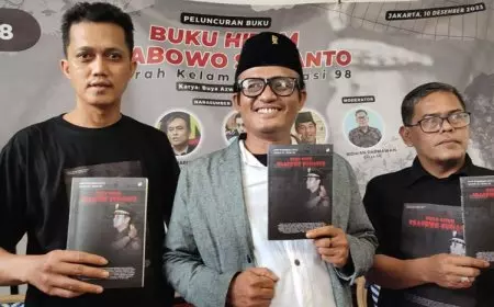 Sambut Hari HAM Internasional, Aktivis Gerak 98 Luncurkan “Buku Hitam Prabowo Subianto”