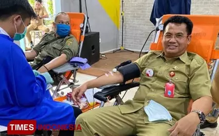 PMI Kota Samarinda Beri Penghargaan Pendonor, Diapresiasi Wali Kota Andi Harun