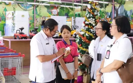 Disperindag Bali Gelar Pengawasan Pasar di Kabupaten Klungkung Jelang Nataru