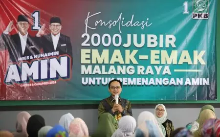 Dua Ribu Emak&#45;emak di Malang Raya Resmi Jadi Jubir Pasangan AMIN untuk Pilpres 2024