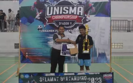 UKM Olahraga Unisma Malang Telah Sukses Mengadakan Turnamen Futsal Unisma Championship Season 2