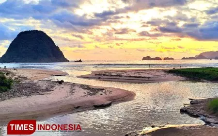 Bikin Betah! Pantai Pulau Merah Banyuwangi Makin Manjakan Wisatawan