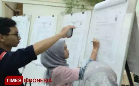 KPU Kota Batu Gelar Simulasi Penghitungan