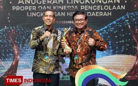 Terapkan Industri Ramah Lingkungan, PG Kembali dapat Proper Emas KLHK