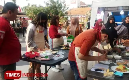 Tanda Cinta untuk Bunda, Lomba Kreasi Bento Hari Ibu di Madiun 