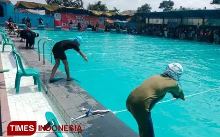 Ratusan Atlet Renang Jawa Barat Berkompetisi di SAC Swimming Championship 2