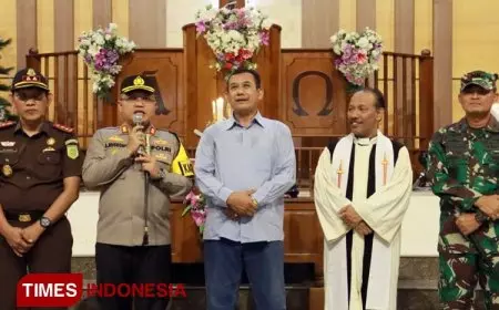 Pengamanan Perayaan Natal 2023 di Pacitan Berjalan Aman dan Sukses