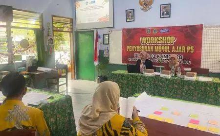 Siapkan Kegiatan P5, SDN Kanigoro 03 Gelar Workshop bersama Fasilitator dari UNIPMA