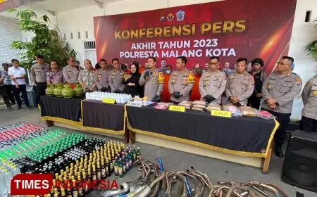 Gencar Zero Knalpot Brong, 1.195 Kendaraan di Kota Malang Ditindak Selama 2023