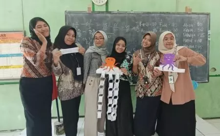 Dosen UNIPMA Gelar Pelatihan Pembuatan Media Pembelajaran Gurita di SDN Jeblogan 3