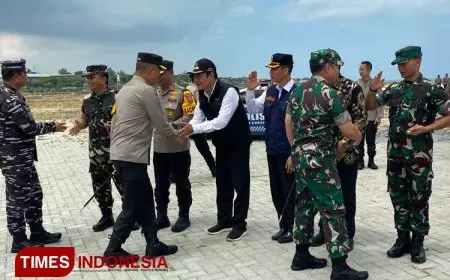 Kunjungan Forkopimda Jatim di OPS Lilin Semeru 2023 Disambut Danrem 082/CPYJ dan Dandim Lamongan