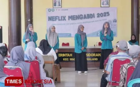 Peserta KSM-E FK Unisma Malang Sukses Gelar Penyuluhan, Pemeriksaan serta Pengobatan Gratis