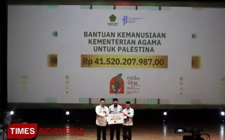 HAB ke-78, Kemenag Salurkan Bantuan untuk Palestina Rp44,8 M