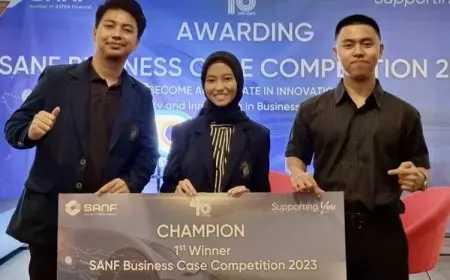 Mahasiswa FEB UB Juara 1 SANF Business Case Competition