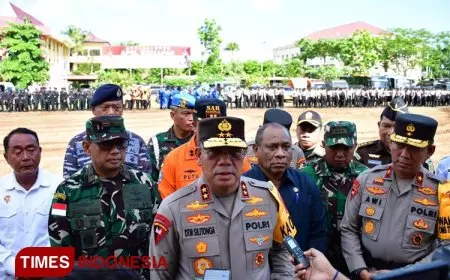 Kapolda NTT Pimpin Apel Kesiapan Penanggulangan Bencana