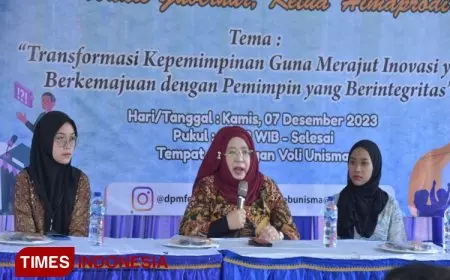Keseruan Debat Kandidat Visi dan Misi Calon Pemimpin Mahasiswa FEB Unisma Malang yang Berintegritas