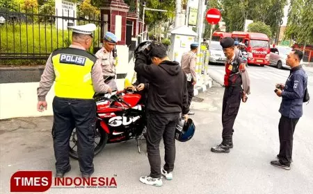 Polres Magelang Kota Mulai Razia Knalpot Brong