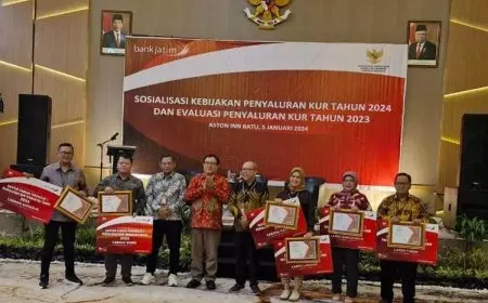 Membanggakan, Bank Jatim Cabang Sidoarjo Peringkat Pertama Penyaluran KUR Terbanyak di Jawa Timur