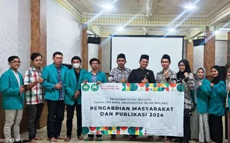 Program Studi Biologi FMIPA Unisma Malang Tanamkan Kebiasaan Mencuci Tangan