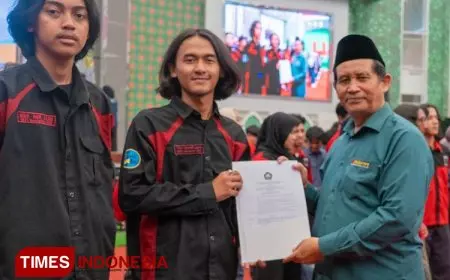 Alhamdulillah, Pengurus UKM Musik Gaung 193 Periode 2024 Resmi Dilantik Oleh Rektor Unisma Malang