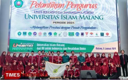 Pelantikan Pengurus UKM Seni Islami Unisma Malang Langkah Awal Kepengurusan Periode 2024