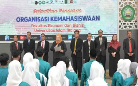 Pelantikan Ormawa FEB Unisma Malang Bawa Energi Baru Untuk Tingkatkan Prestasi dan Kreativitas