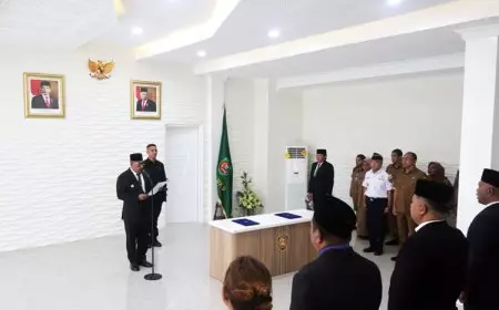 Gubernur Maluku Lantik Sejumlah Pejabat Pimpinan Tinggi Pratama dan Pejabat Administrator