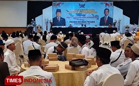 500 Kyai Kampung di Bondowoso Sepakat Mendukung Prabowo-Gibran