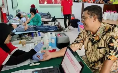 SBI Cilacap Peringati Bulan K3 Nasional dengan Donor Darah 