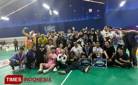 Kompetisi Badminton Menjadi Cara Berjejaring Seru Startup di Malang