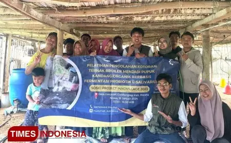 Tim Poultry Fresh Auto Control Unisma Malang Gelar Program Sosio Project Innovilage